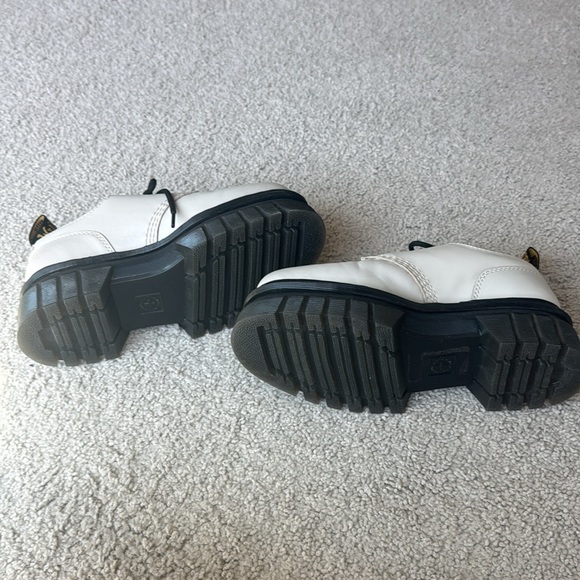 Dr. Martens White/Off White Platform Shoes - Picture 5 of 6